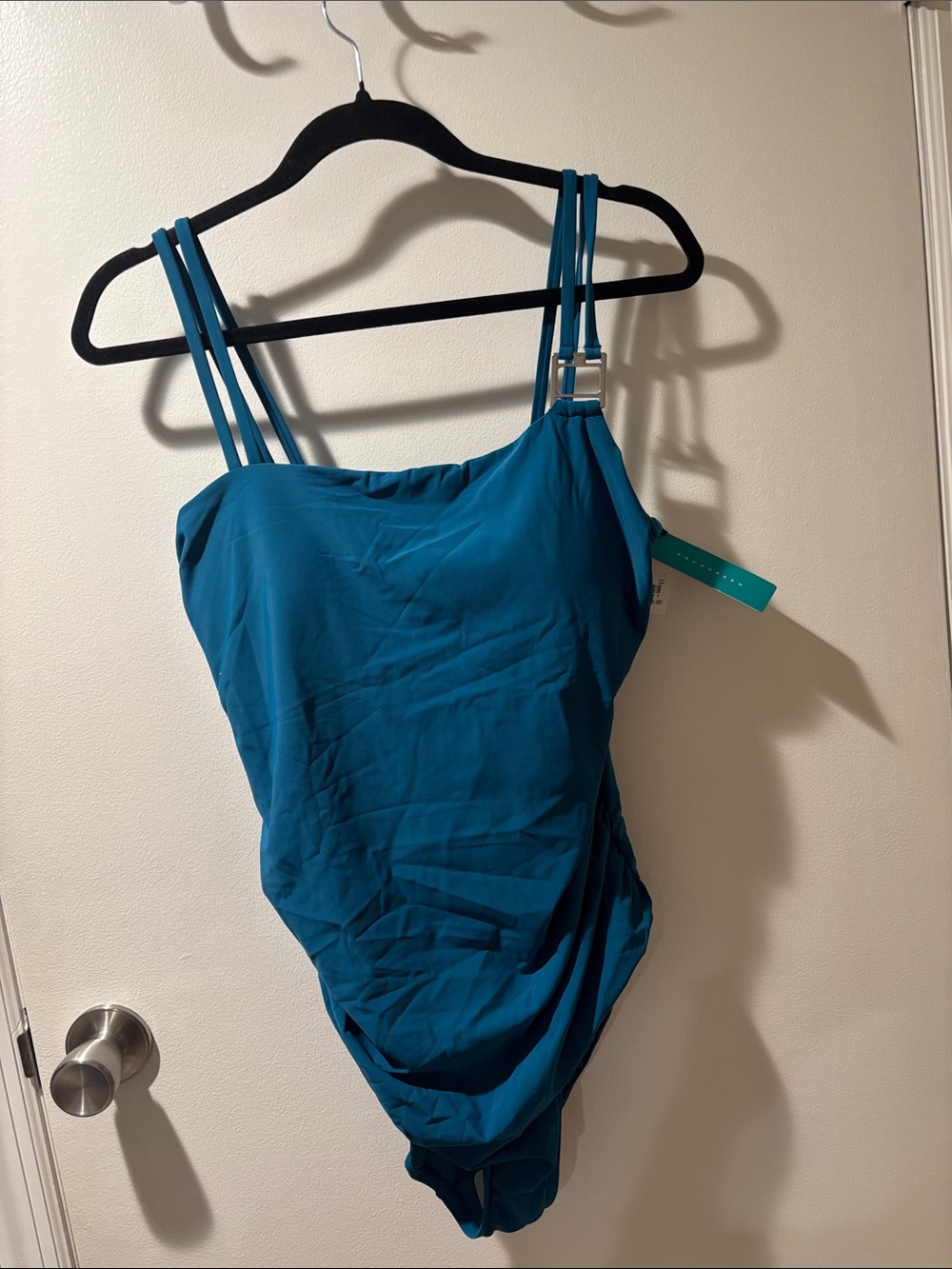 Aqua Green Teal One-Piece Swimsuit